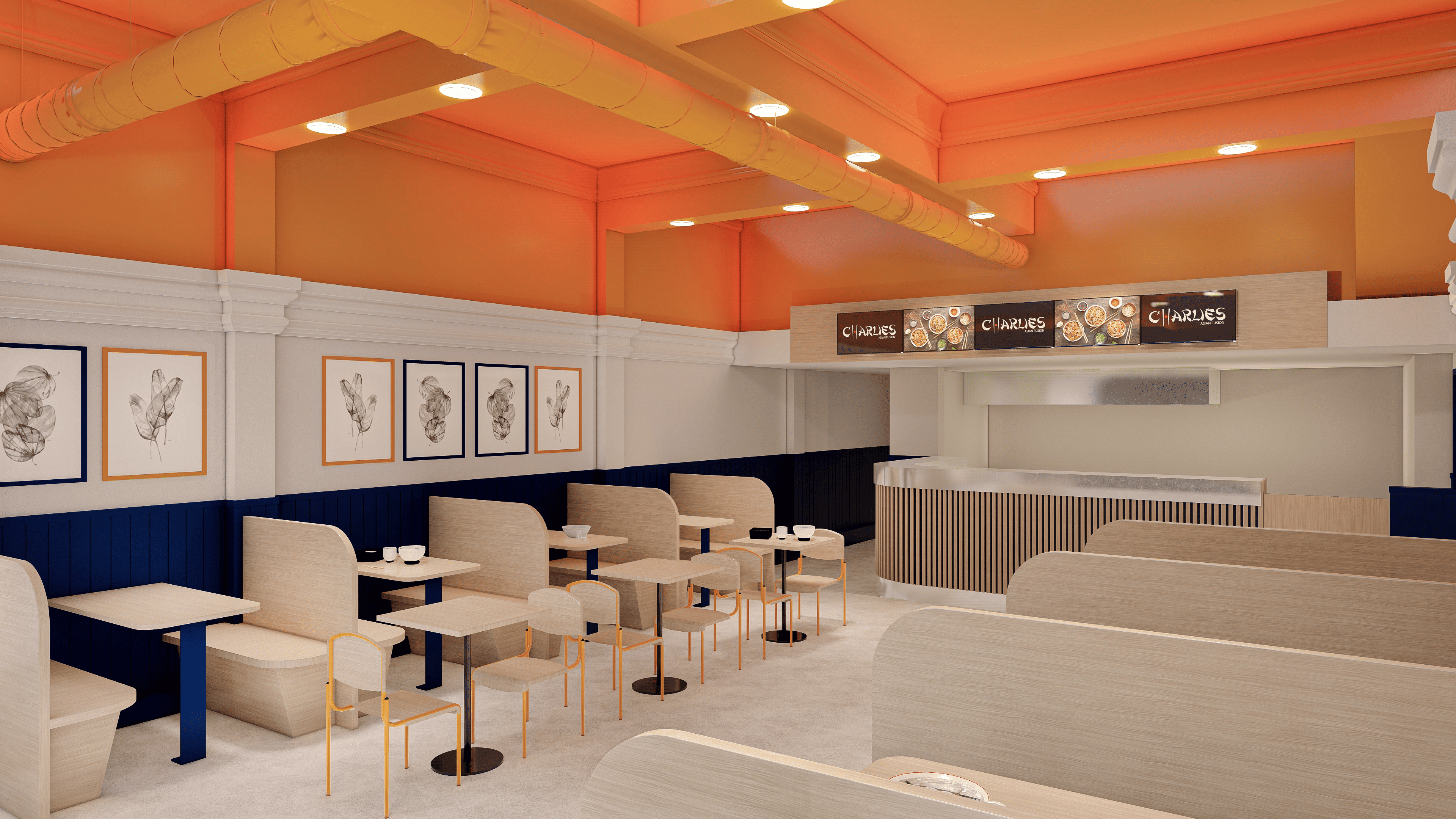 Charlie's Restaurant Ireland I Studio Forja I Restaurant Concept Design